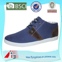 factory price high quality cheap injection canvas shoes for men